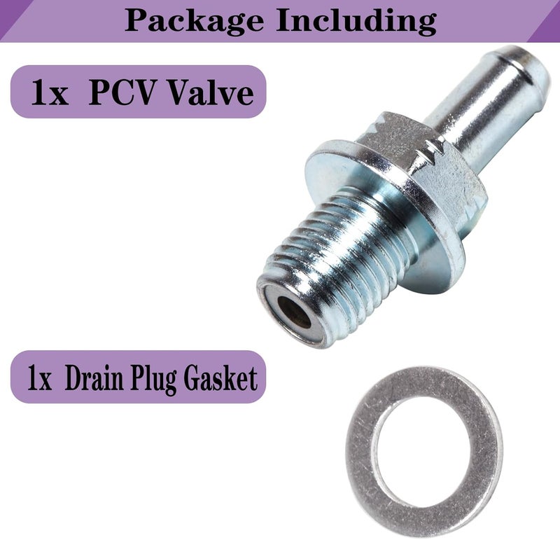 LYNSHINE 045-0357 17130-PND-A01 For Honda Accord 2.4 3.0 PCV Valve Element Civic CRV PCV Valve&Oil Crush Washer CR-V HR-V ACURA ILX NSX RSX 17130PNDA01 0450357 17130-RBB-A01 1.5 1.8 2.0 2.4L - Image 4